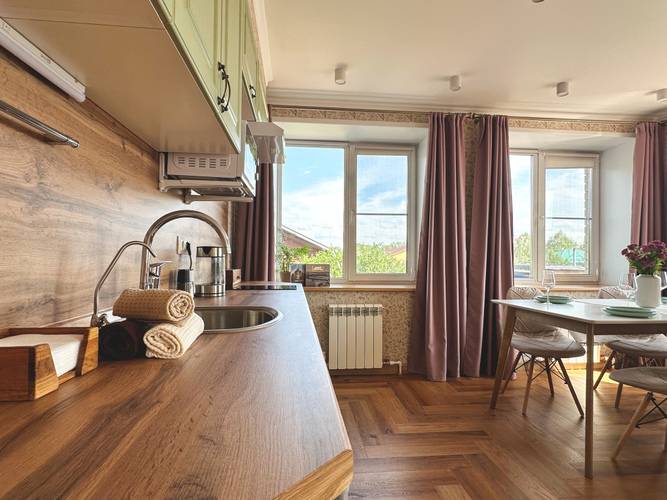 Апартаменты Пента С Кухней И Парковкой