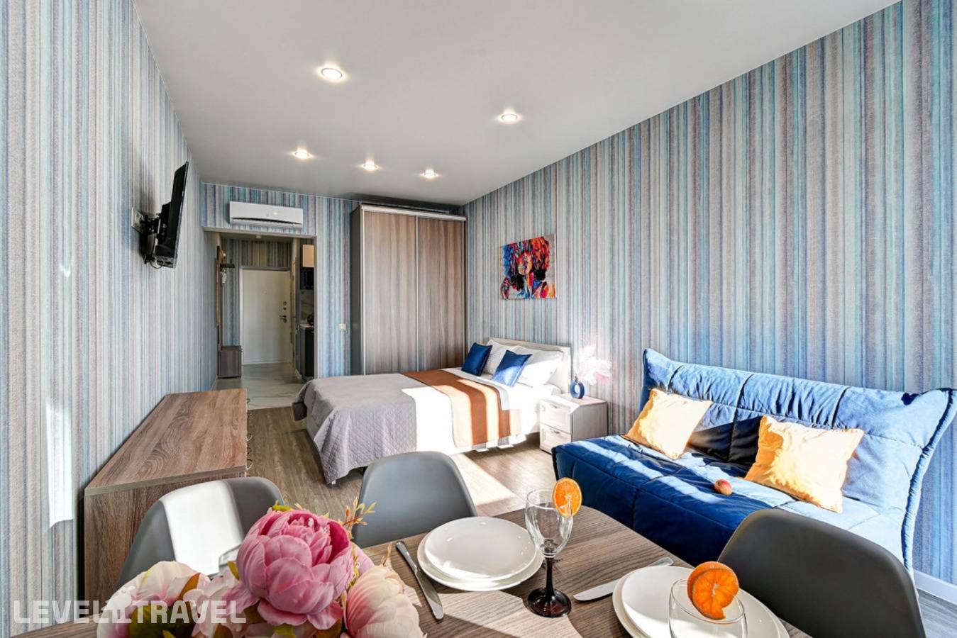 Отель Апартаменты Уютные С Балконом, Видом На Море Apart-Hotel — Адлер, Россия