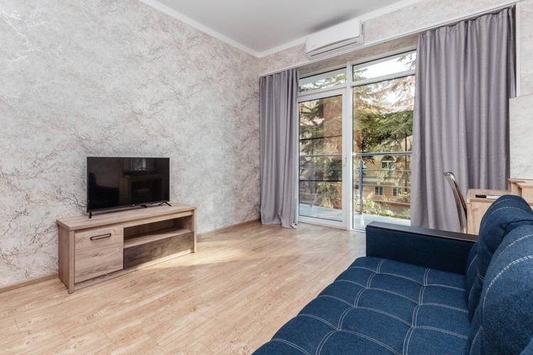 Апартаменты 2-Комнатные Для Семьи С Большим Балконом