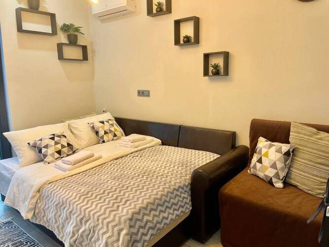Апартаменты Sun City Apartments Жк Сокол С Балконом