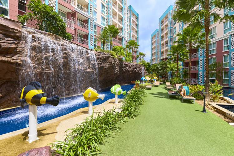 Апартаменты Grande Carribean Sea View Jomtien Beach