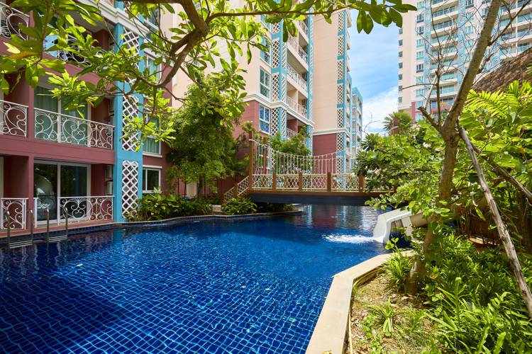 Апартаменты Grande Carribean Sea View Jomtien Beach