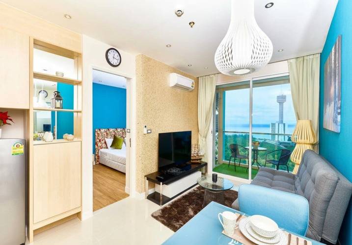 Апартаменты Grande Carribean Sea View Jomtien Beach