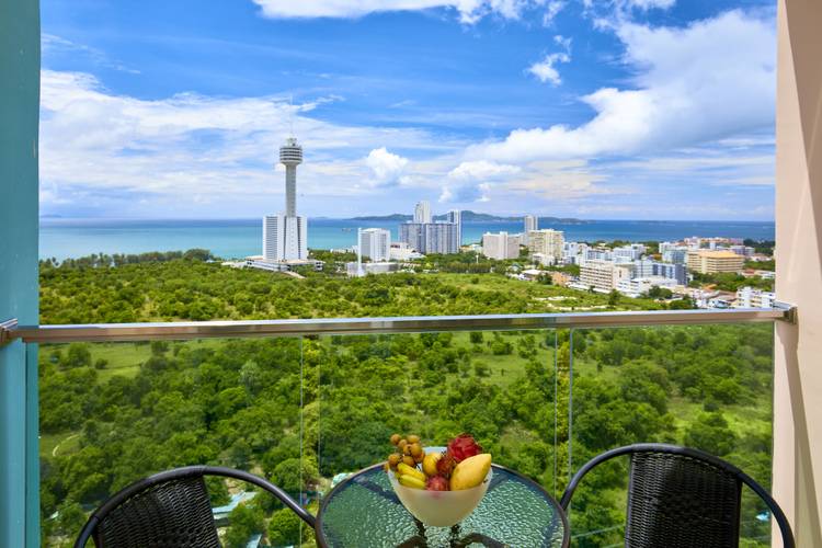 Апартаменты Grande Carribean Sea View Jomtien Beach