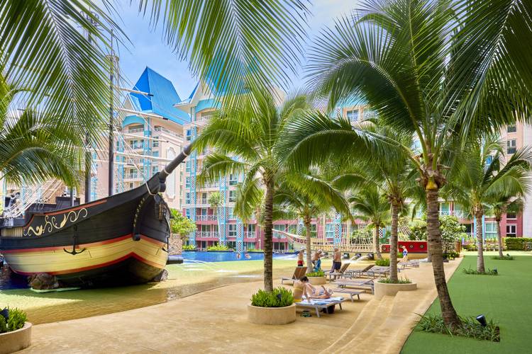Апартаменты Grande Carribean Sea View Jomtien Beach