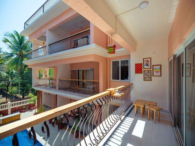 Oyo 11707 Home Nostalgic 2bhk With Pool Siolim, Сиолим