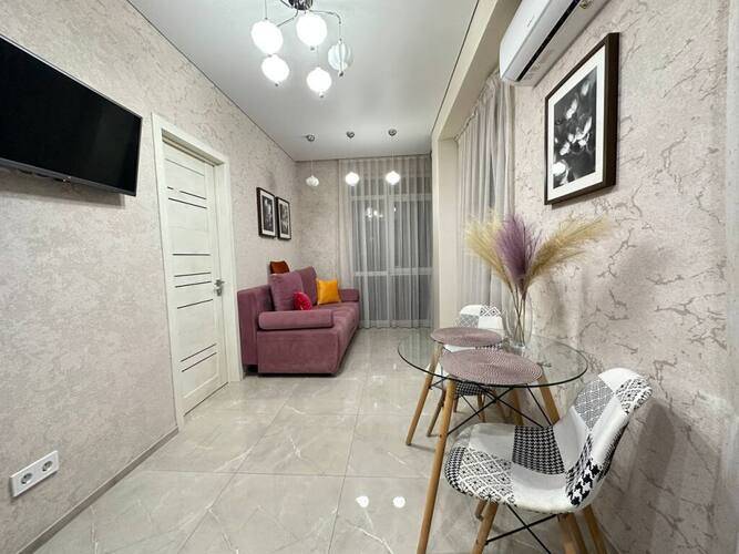 Море Квартир С Видом На Зеленую Бамбуковую Рощу