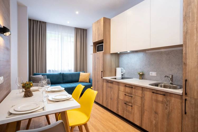 Апартаменты Red Apartments Арт Лайт Сити Апартамент Холидей