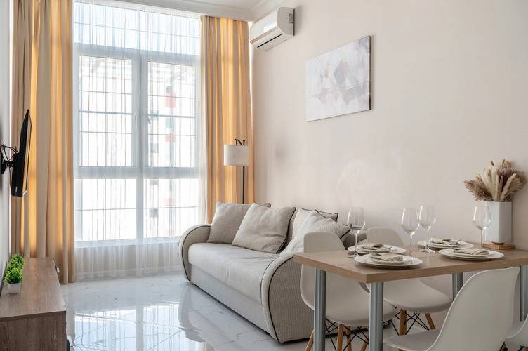 Апартаменты Red Apartments Арт Лайт Сити Апартамент Шарль