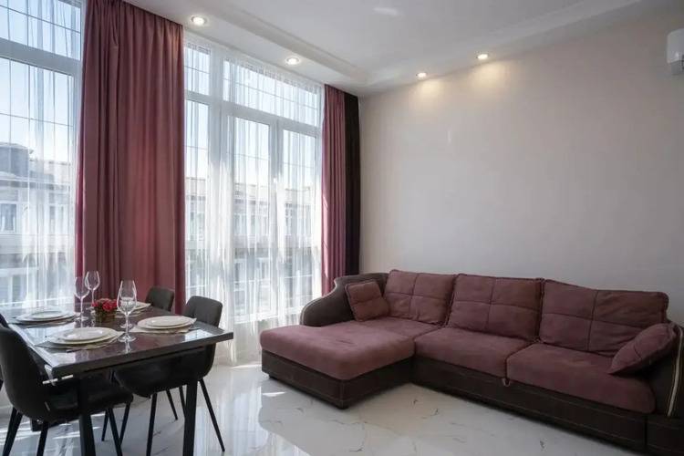 Апартаменты Red Apartments Арт Лайт Сити Апартамент Дорнан