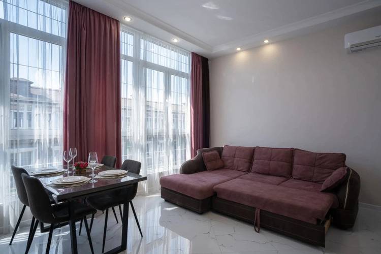 Апартаменты Red Apartments Арт Лайт Сити Апартамент Дорнан