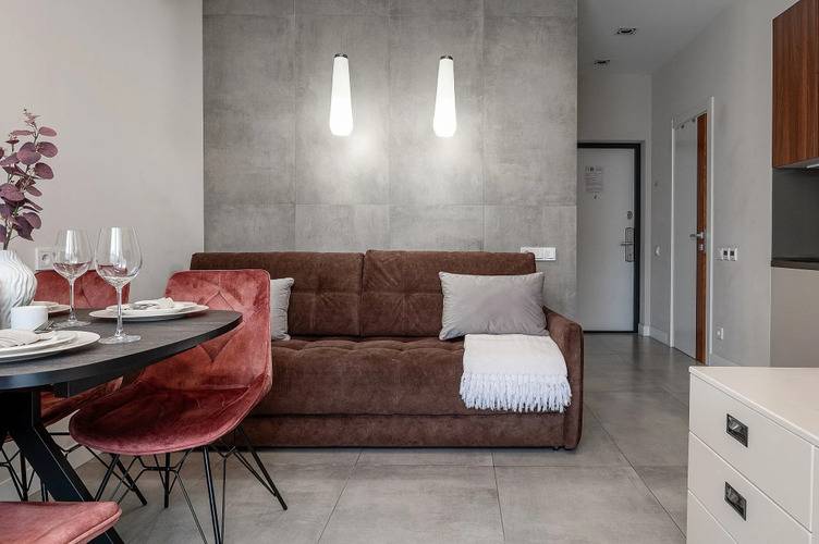 Апартаменты Red Apartments Арт Лайт Сити Апартамент Мигель