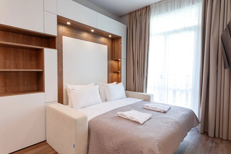 Апартаменты Red Apartments Арт Лайт Сити Апартамент Адамс — фото 2