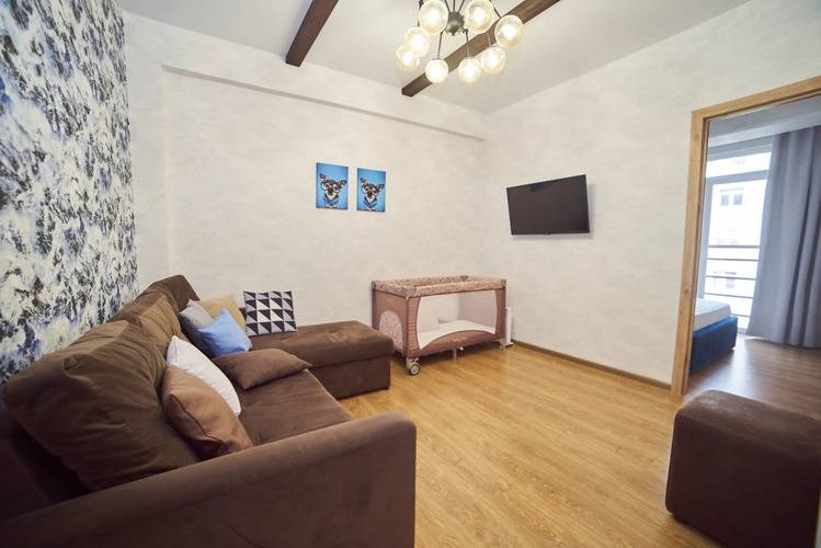 Апартаменты Семейные С Видом На Массив Горы Аибга — фото 9