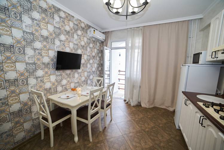 Апартаменты Семейные С Видом На Массив Горы Аибга — фото 12