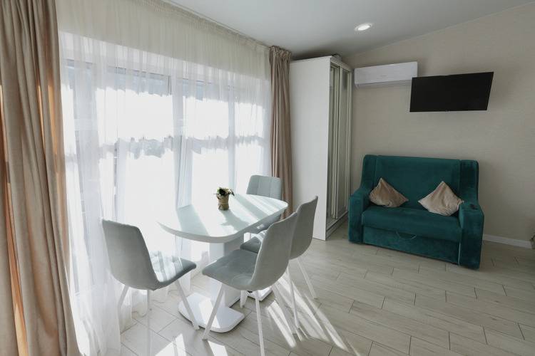 Квартира Студия С Панорамными Окнами Напротив Отеля Мариотт