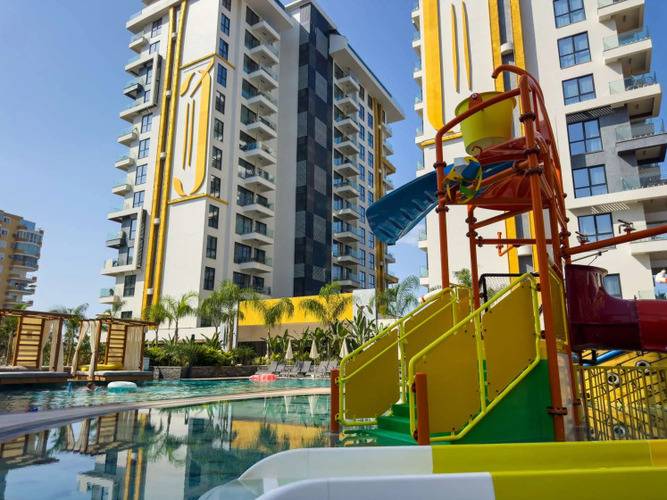 Апартаменты 1+1 Qoople Cebeci Towers C-10 С Видом На Горы