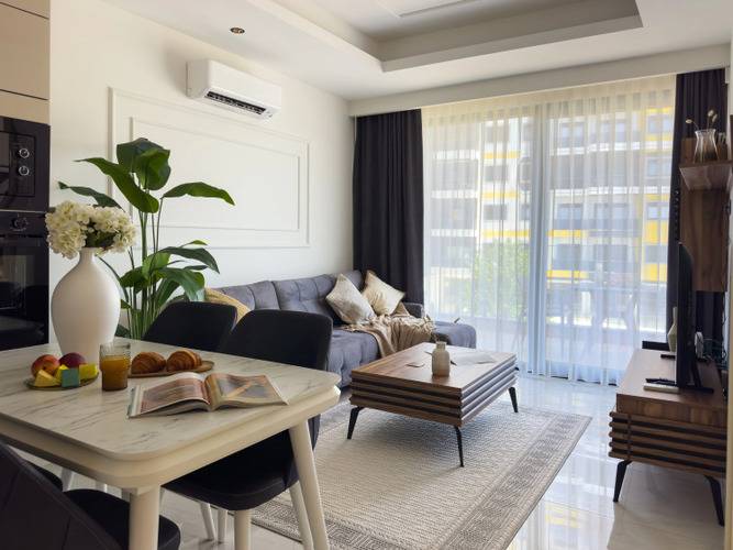 Апартаменты 1+1 Qoople Cebeci Towers C-10 С Видом На Горы