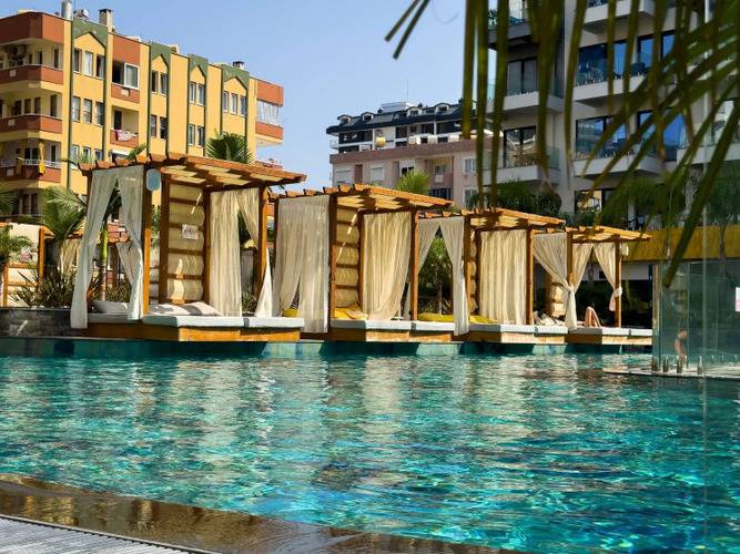 Апартаменты 1+1 Qoople Cebeci Towers C-10 С Видом На Горы