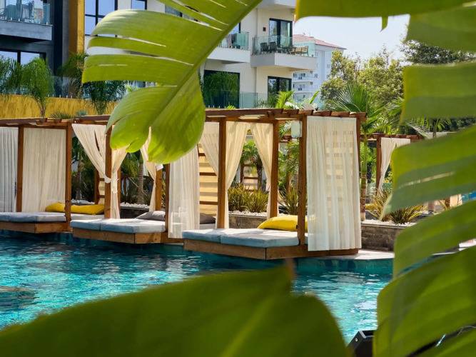 Апартаменты 1+1 Qoople Cebeci Towers C-10 С Видом На Горы