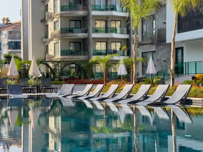 Апартаменты 1+1 Qoople Excellence A 14 В 100 М От Моря