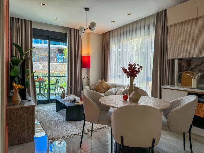 Апартаменты 1+1 Qoople Excellence A 14 В 100 М От Моря