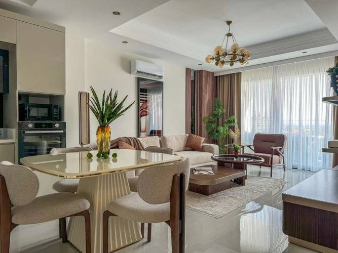 Апартаменты 1+1 В Комплексе Azura World С Видом На Море Для Семейного Отдыха