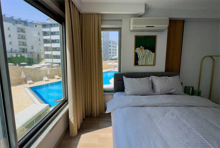 Апартаменты 2+1 Qoople Begonia В 20 Метрах От Моря