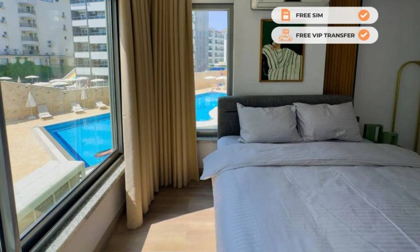 Апартаменты 2+1 Qoople Begonia В 20 Метрах От Моря