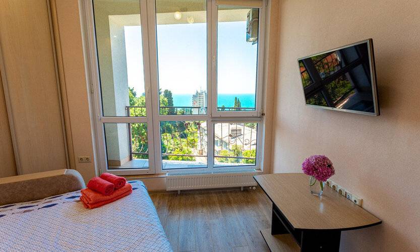 Двухкомнатная Квартира С Балконом И Видом На Море Романовский Lamare — фото 23