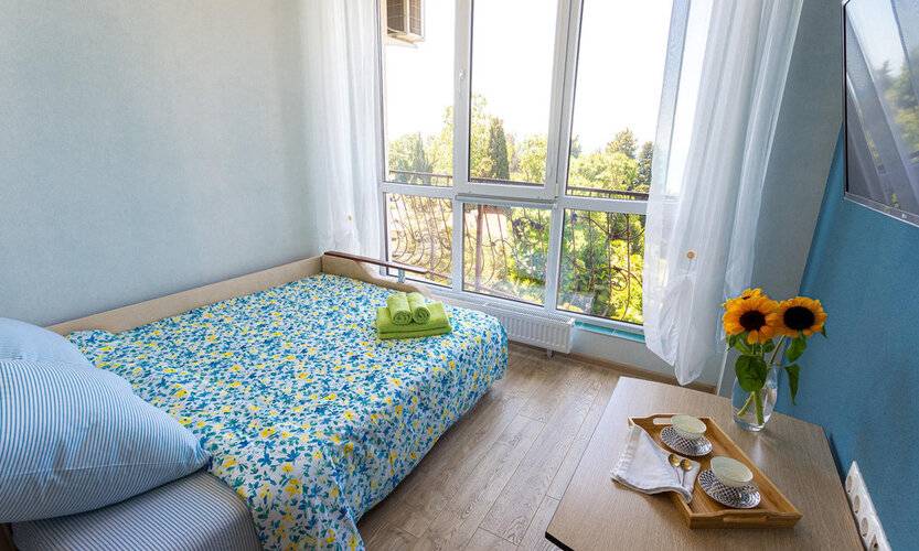 Двухкомнатная Квартира С Балконом И Видом На Море Романовский Lamare — фото 18