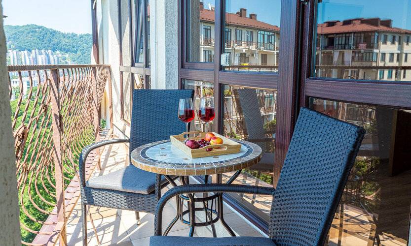 Двухкомнатная Квартира С Балконом И Видом На Море Романовский Lamare — фото 4