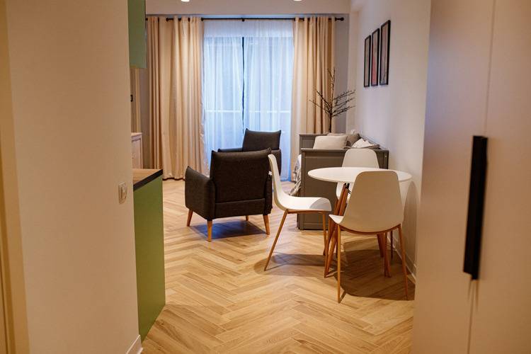 Апартаменты Современные Апартаменты С Отдельной Спальней И Гостиной В Центре Нового Гудаури Здание Neo