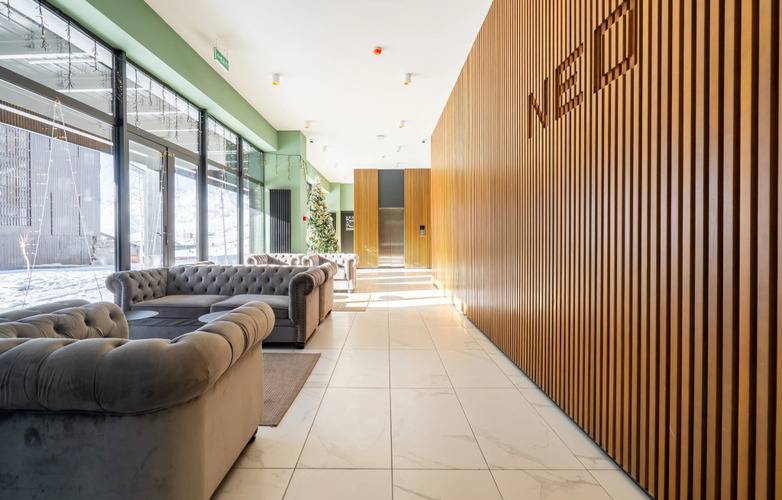 Апартаменты Просторные Апартаменты С 2 Спальнями И 2 Ванными В Здании Neo Ski-In/Ski-Out Новый Гудаури — фото 25