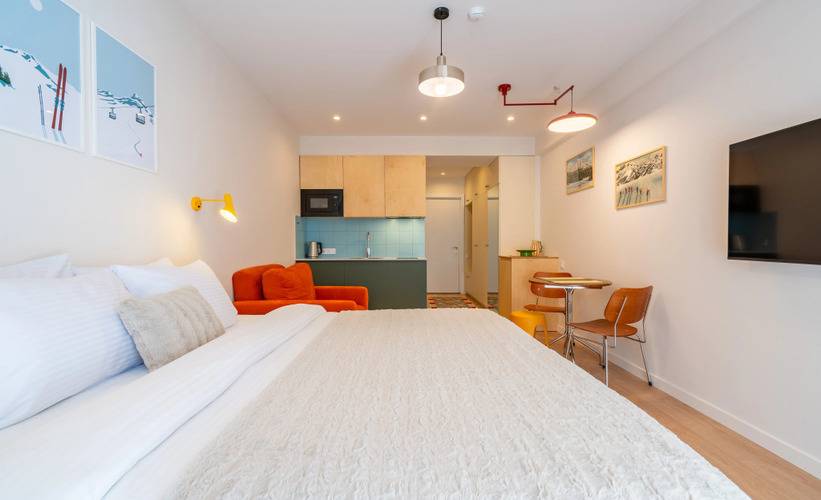 Апартаменты Nordic Color Studio New Gudauri F1 Near Main Ski Lift — фото 5