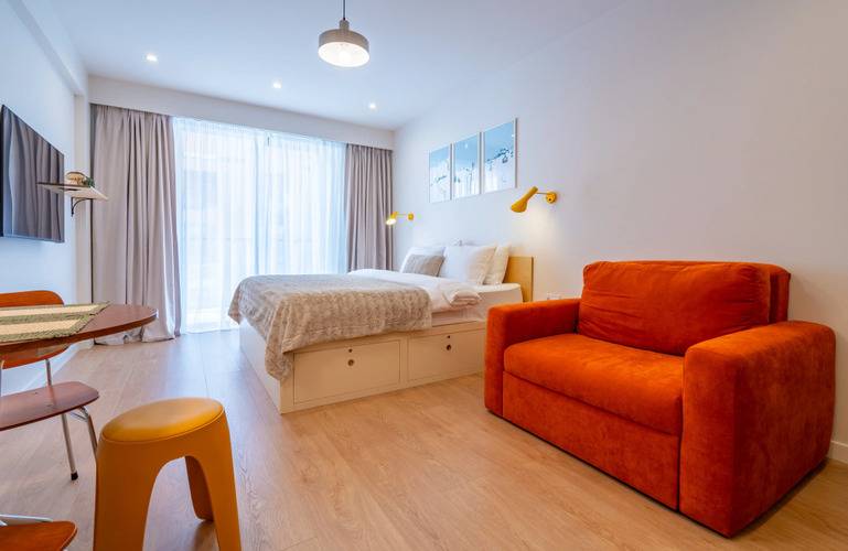 Апартаменты Nordic Color Studio New Gudauri F1 Near Main Ski Lift — фото 2