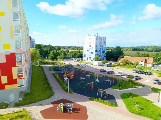 Апартаменты Рыба-Кит В Современном Комплексе На Яблоневой