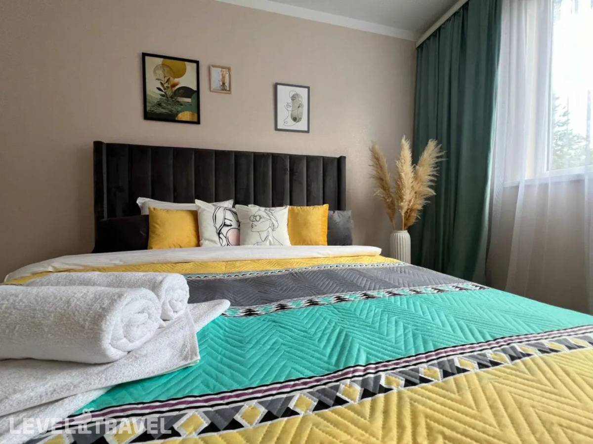 Отель Квартира 2х Комнатная В Жк Акварель — Алматы, Казахстан