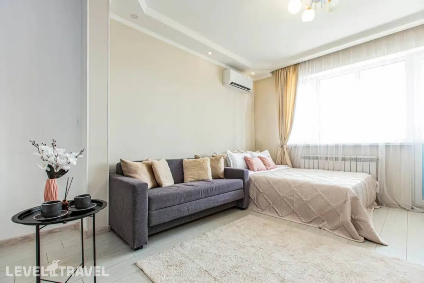 Отель Квартира Bayhouse На Микрорайоне Аксай 5 - 2 — Алматы, Казахстан