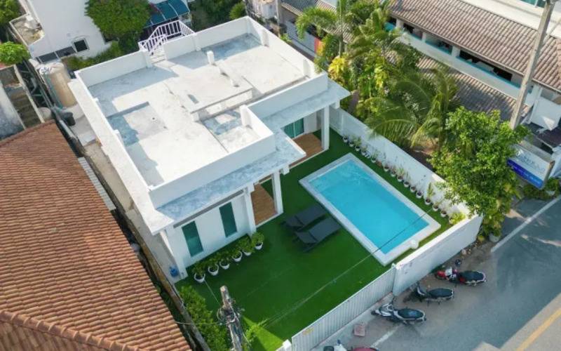 Beachfront 2br Pool Villa Delmar Kamala
