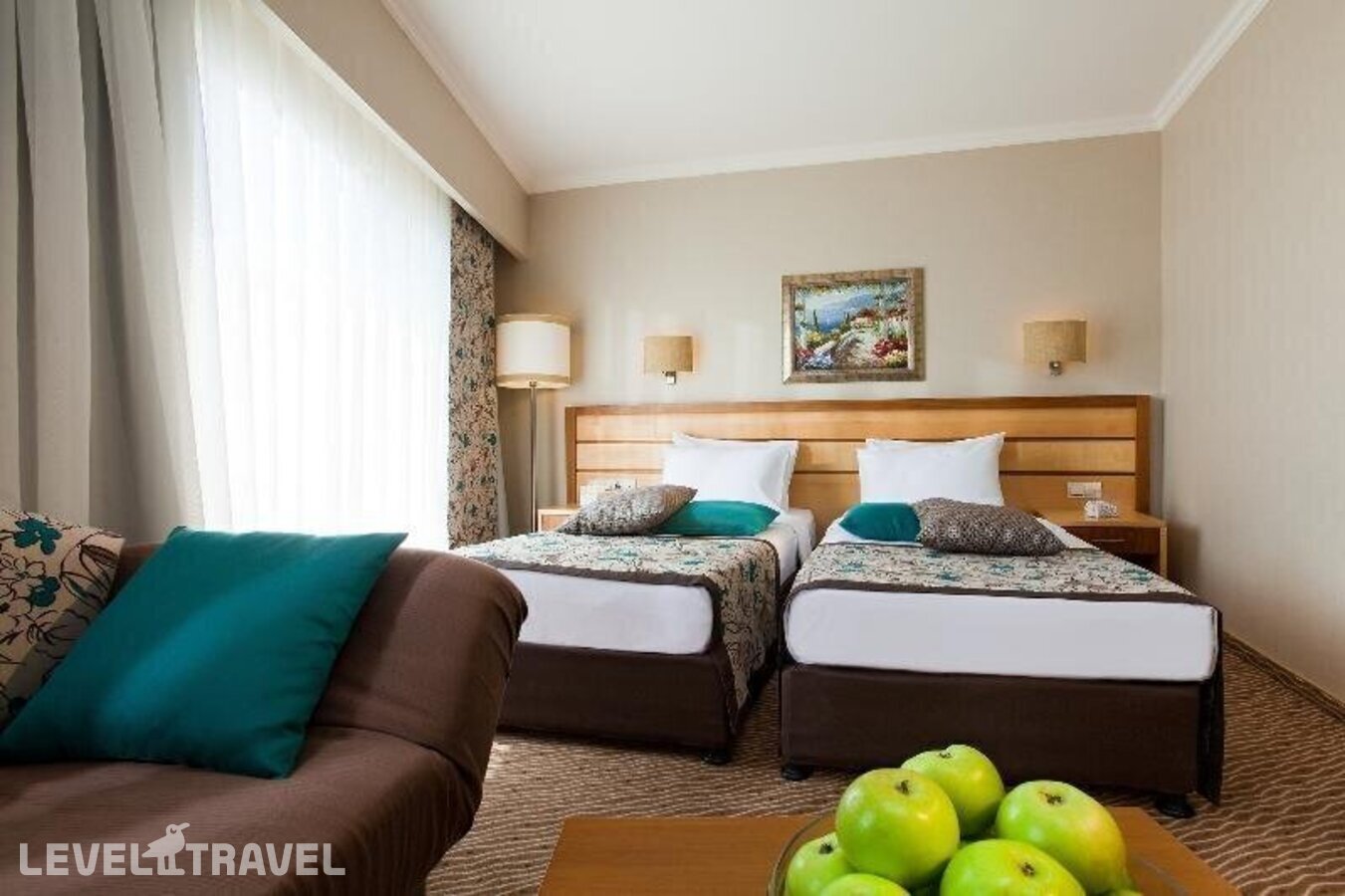 фотографии номера Стандартный с балконом с частичным видом на море отеля Side Sun Hotel в Турция(Кумкёй) - фото №4