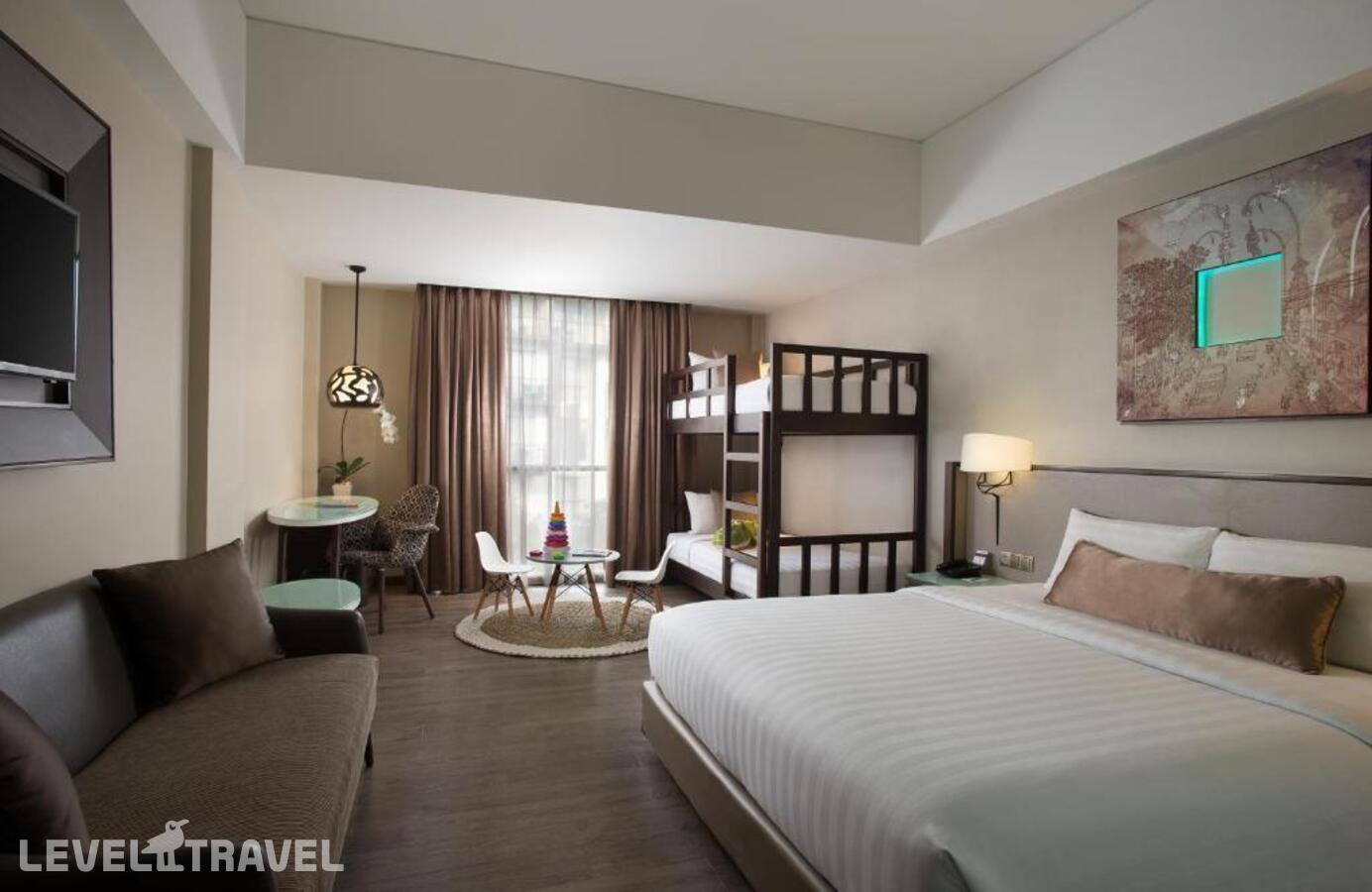 фотографии номера Семейный (двухъярусная кровать) отеля Mercure Bali Legian в Индонезия(Легиан) - фото №4