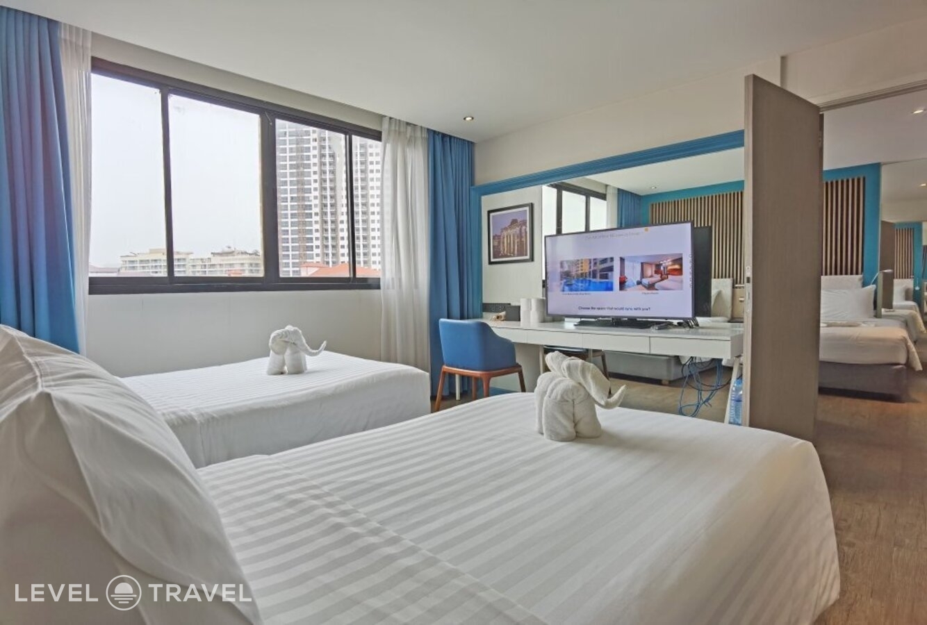 фотографии номера Делюкс с видом на город (две односпальные кровати) отеля Citrus Grande Hotel Pattaya в Таиланд(Южная Паттайя) - фото №1
