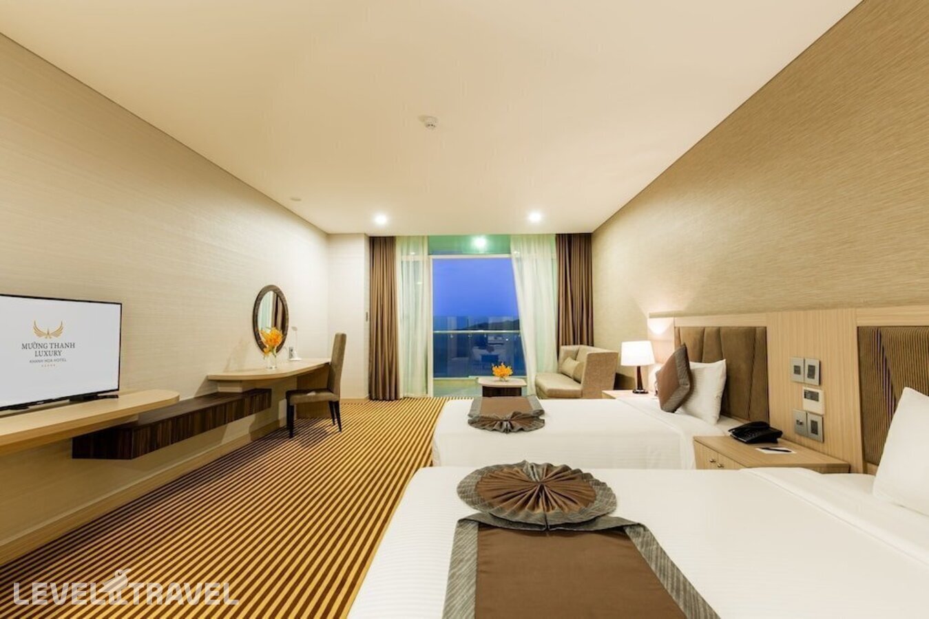 фотографии номера Делюкс (две односпальные кровати) отеля Muong Thanh Luxury Khanh Hoa Hotel в Вьетнам(Нячанг) - фото №2