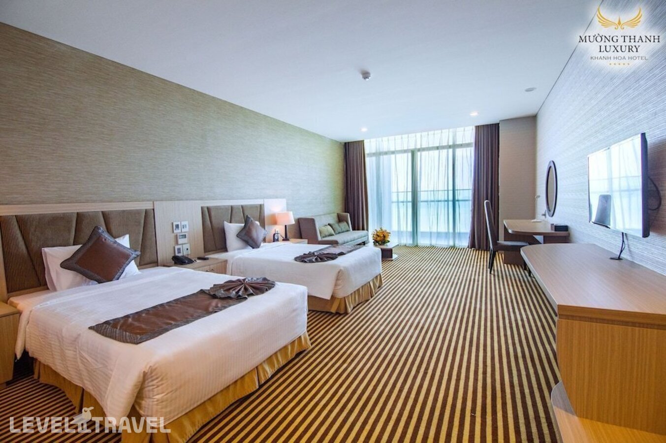 фотографии номера Делюкс (две односпальные кровати) отеля Muong Thanh Luxury Khanh Hoa Hotel в Вьетнам(Нячанг) - фото №6