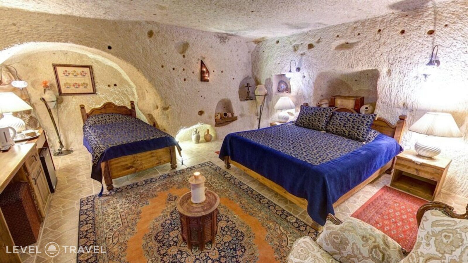 фотографии номера Улучшенный семейный отеля Turkish Cave House в Турция(Ортахисар) - фото №18