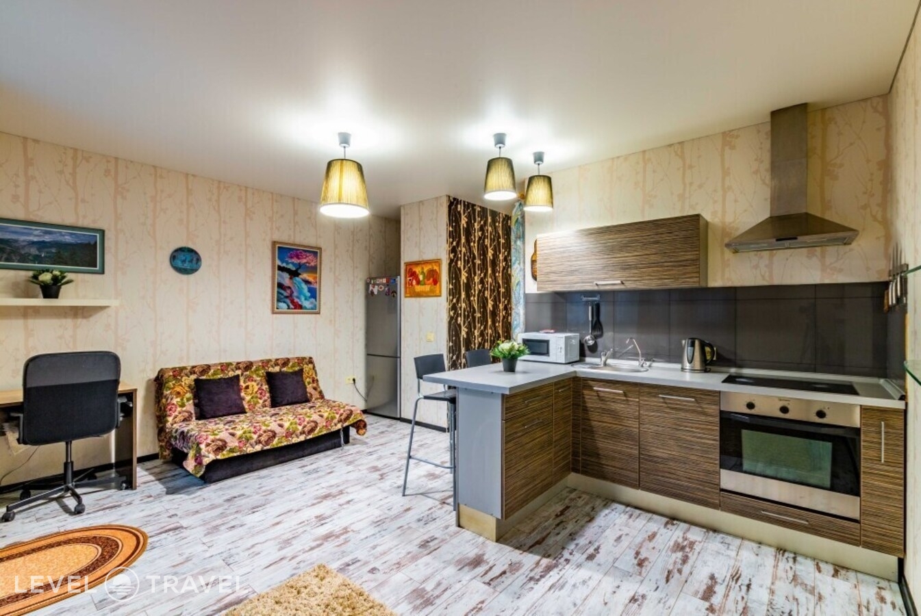 фотографии номера Апартаменты с балконом отеля Апартаменты Мегаполис DreamHouse Щорса 39 в Россия(Екатеринбург) - фото №4