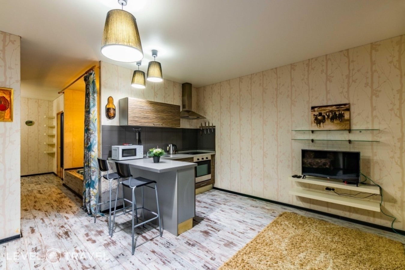 фотографии номера Апартаменты с балконом отеля Апартаменты Мегаполис DreamHouse Щорса 39 в Россия(Екатеринбург) - фото №1