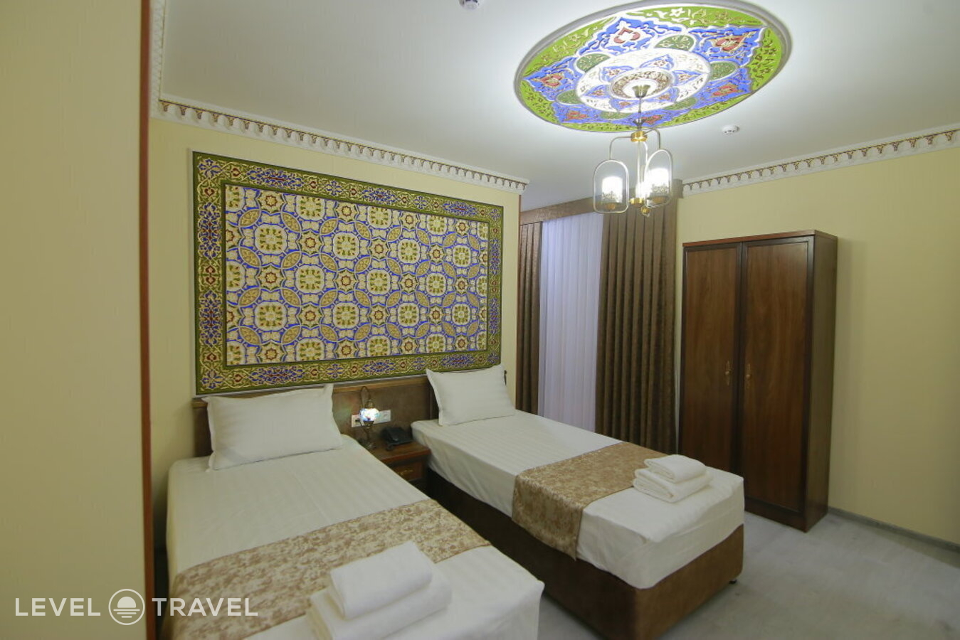 фотографии номера Улучшенный (две односпальные кровати) отеля Sahar Boutique Hotel в Узбекистан(Бухара) - фото №1