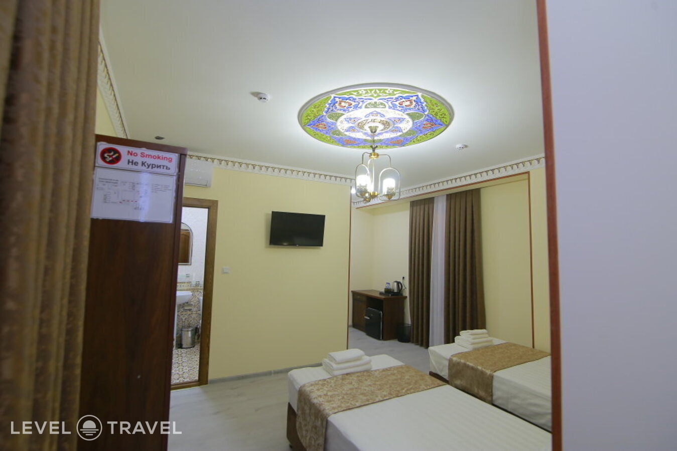 фотографии номера Улучшенный (две односпальные кровати) отеля Sahar Boutique Hotel в Узбекистан(Бухара) - фото №8